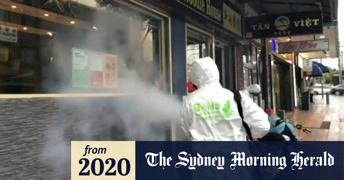 Video Coronavirus Cleaning underway at multiple venues across Sydney